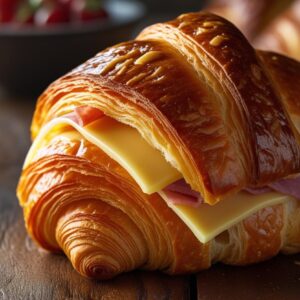 Croissant de Jamon y Queso