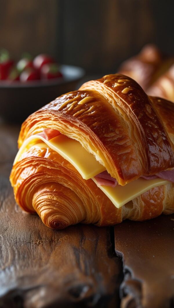 Croissant de Jamon y Queso